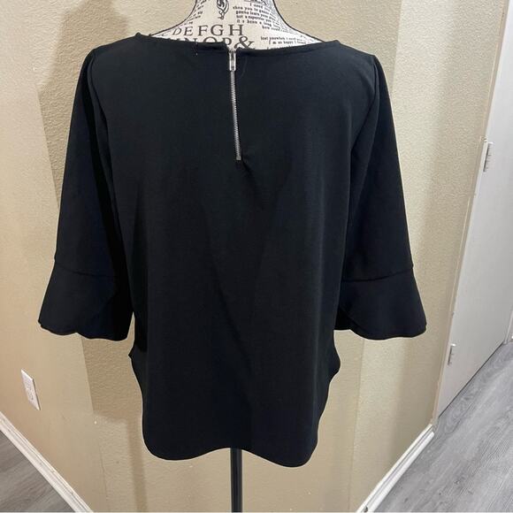 Green Envelope LA blouse size medium - Picture 3 of 6